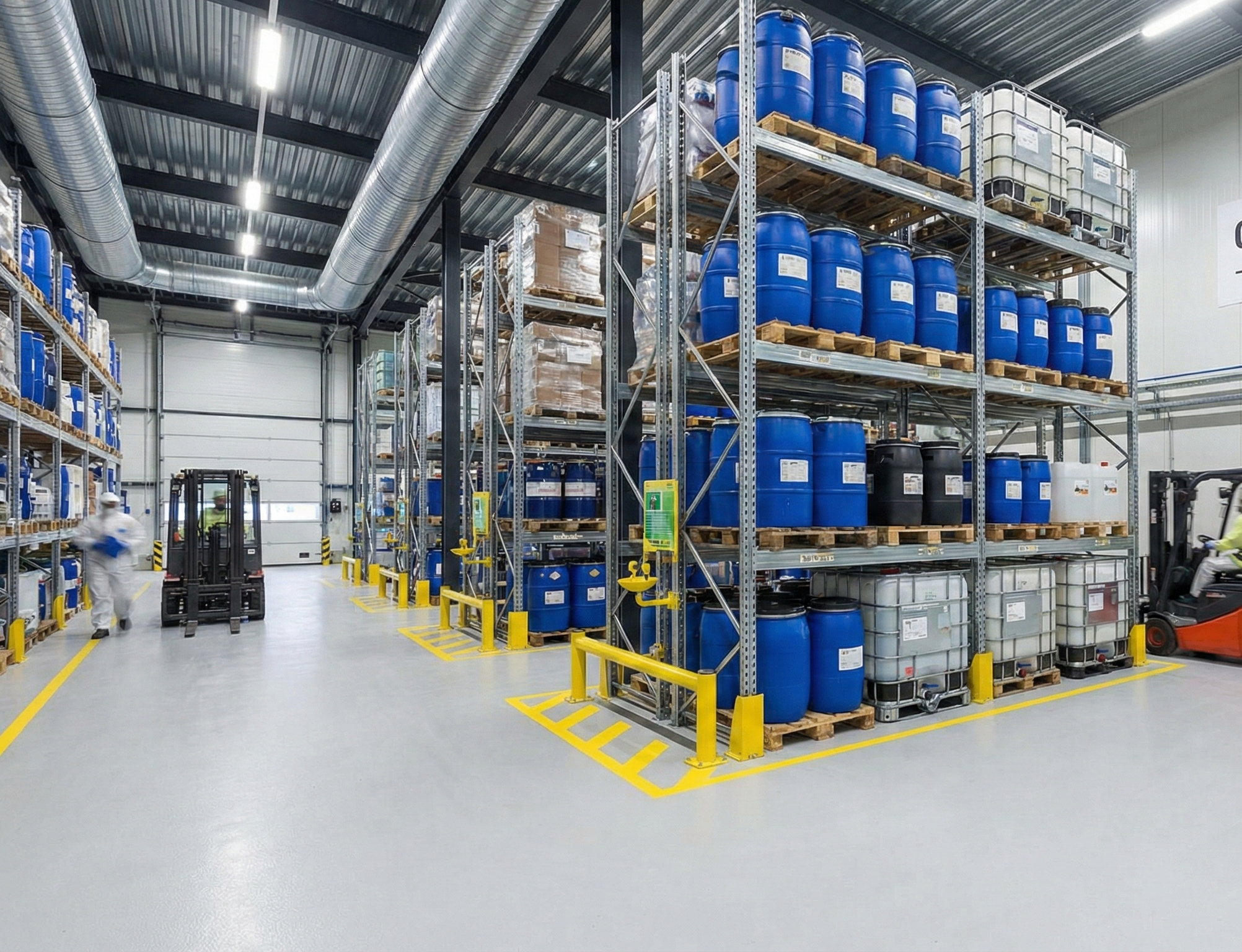 Magazijninrichting chemisch bedrijf